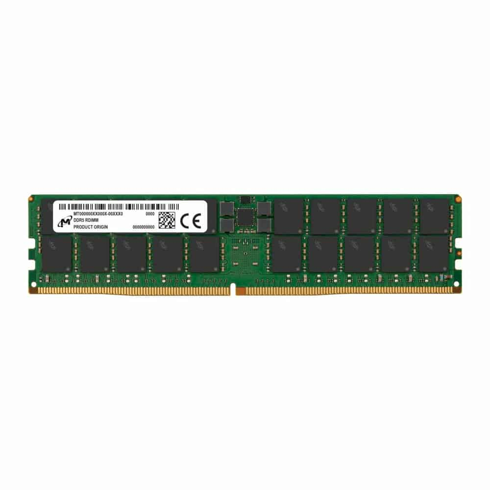 Micron 64GB 4800MHz ECC Registered 2Rx4 DDR5 Server Memory